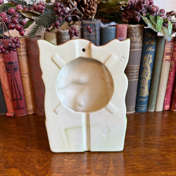 Vintage Royal Copley Deer and Fawn Wall Pocket/Planter - Picture 9 of 13